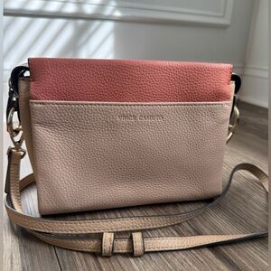 Vince Camuto Aina Spanish Villa Leather Two-tone Crossbody Bag